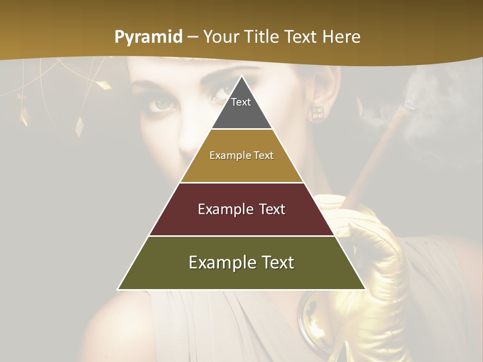 Vintage Trendy Yellow PowerPoint Template