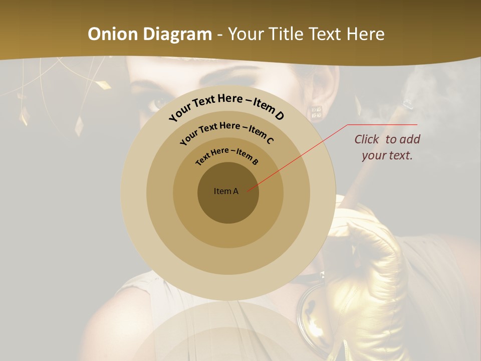 Vintage Trendy Yellow PowerPoint Template