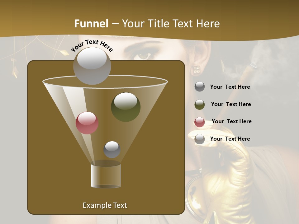 Vintage Trendy Yellow PowerPoint Template