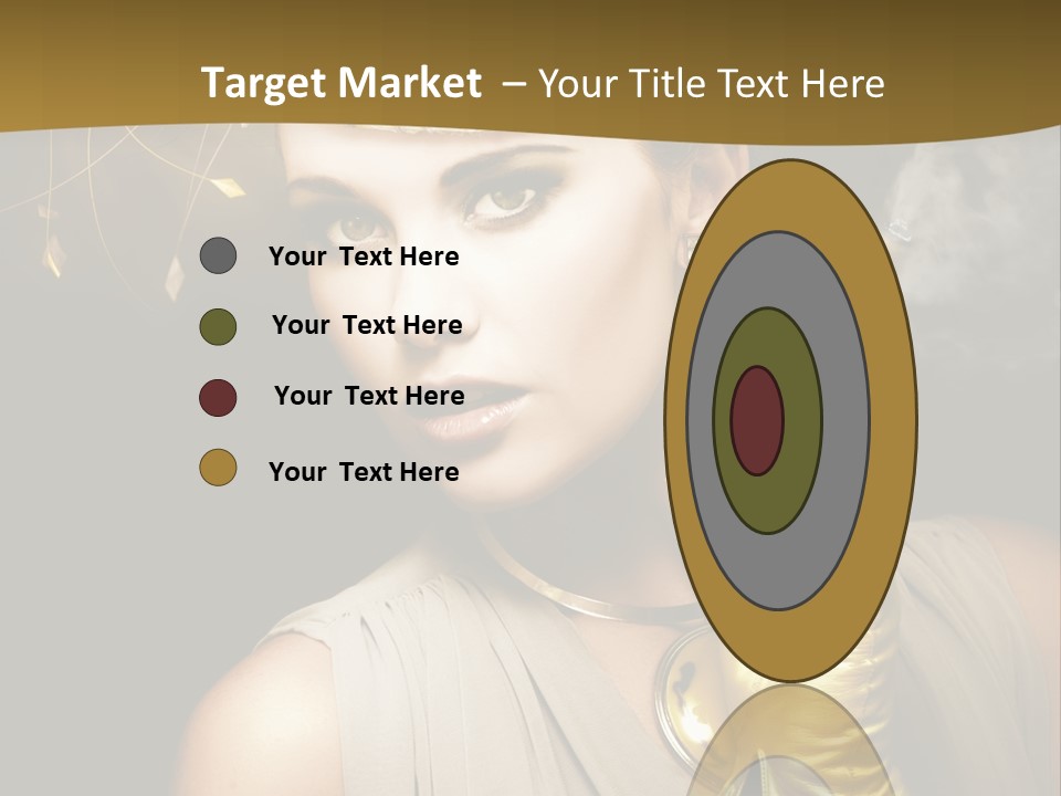 Vintage Trendy Yellow PowerPoint Template