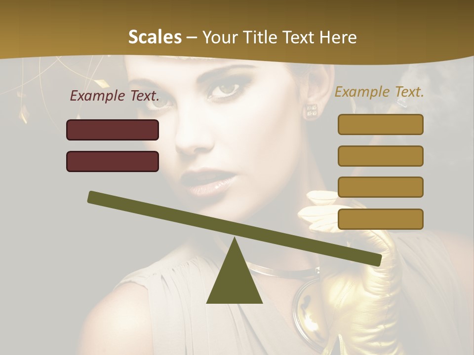 Vintage Trendy Yellow PowerPoint Template