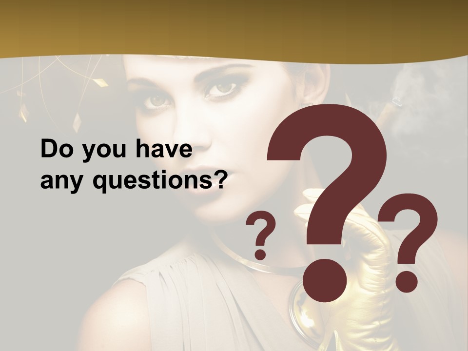 Vintage Trendy Yellow PowerPoint Template