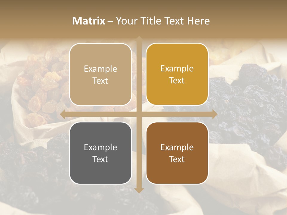 Organic Vegetarian Blue PowerPoint Template