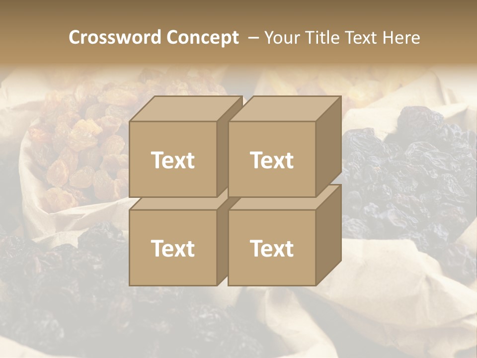 Organic Vegetarian Blue PowerPoint Template