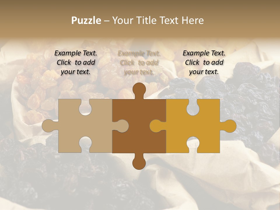 Organic Vegetarian Blue PowerPoint Template