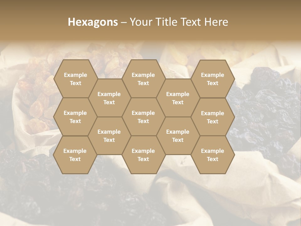 Organic Vegetarian Blue PowerPoint Template