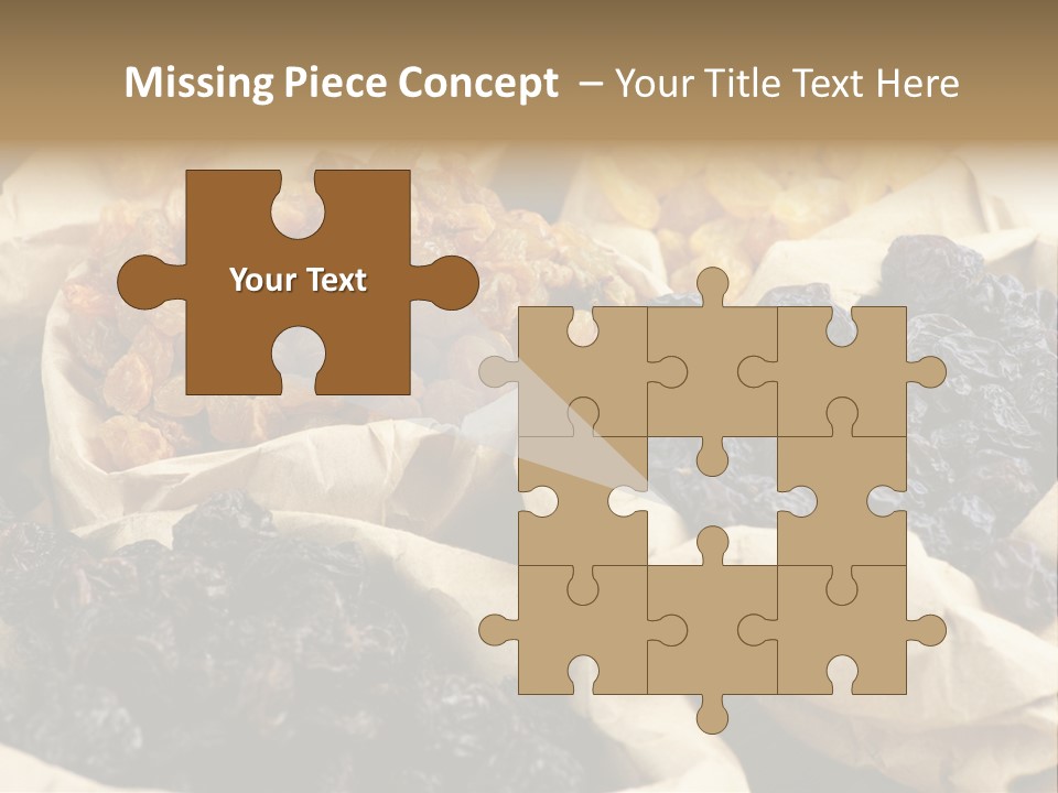 Organic Vegetarian Blue PowerPoint Template