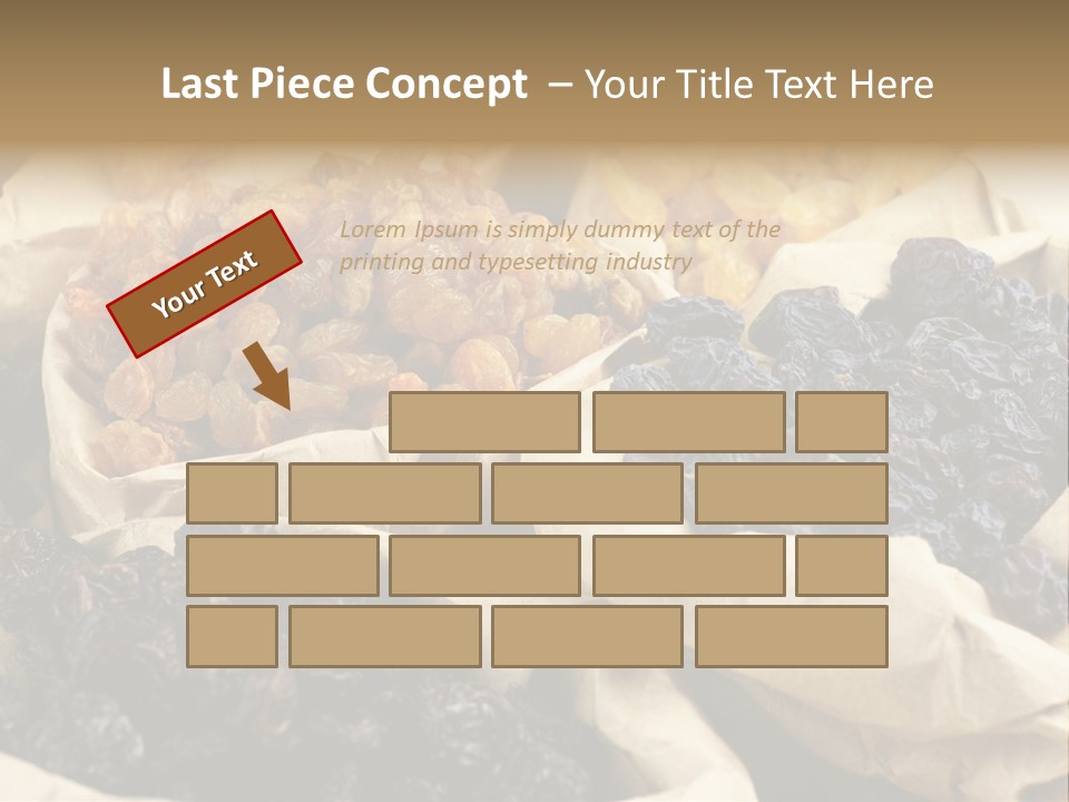 Organic Vegetarian Blue PowerPoint Template