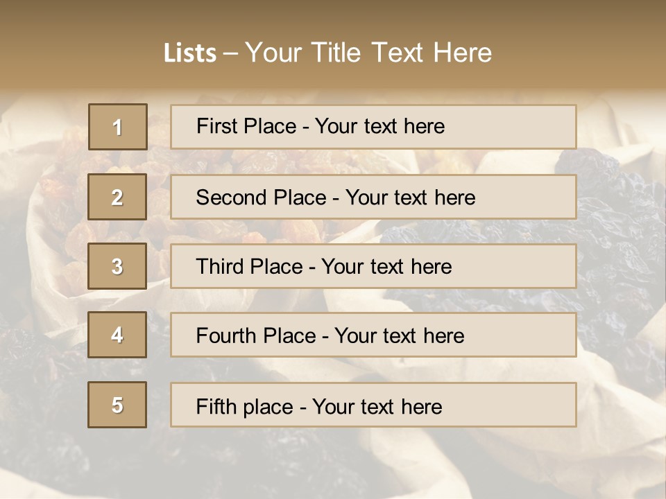 Organic Vegetarian Blue PowerPoint Template