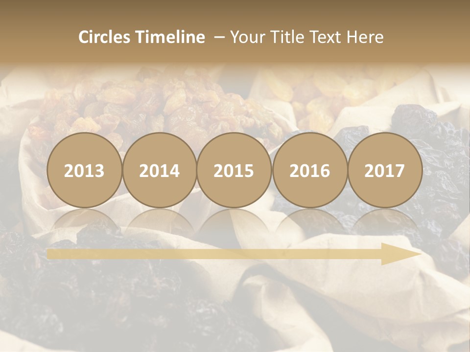 Organic Vegetarian Blue PowerPoint Template