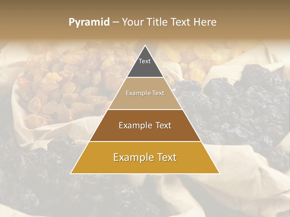 Organic Vegetarian Blue PowerPoint Template