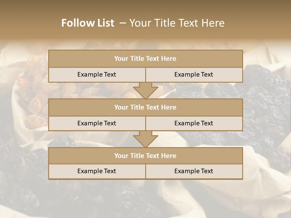 Organic Vegetarian Blue PowerPoint Template