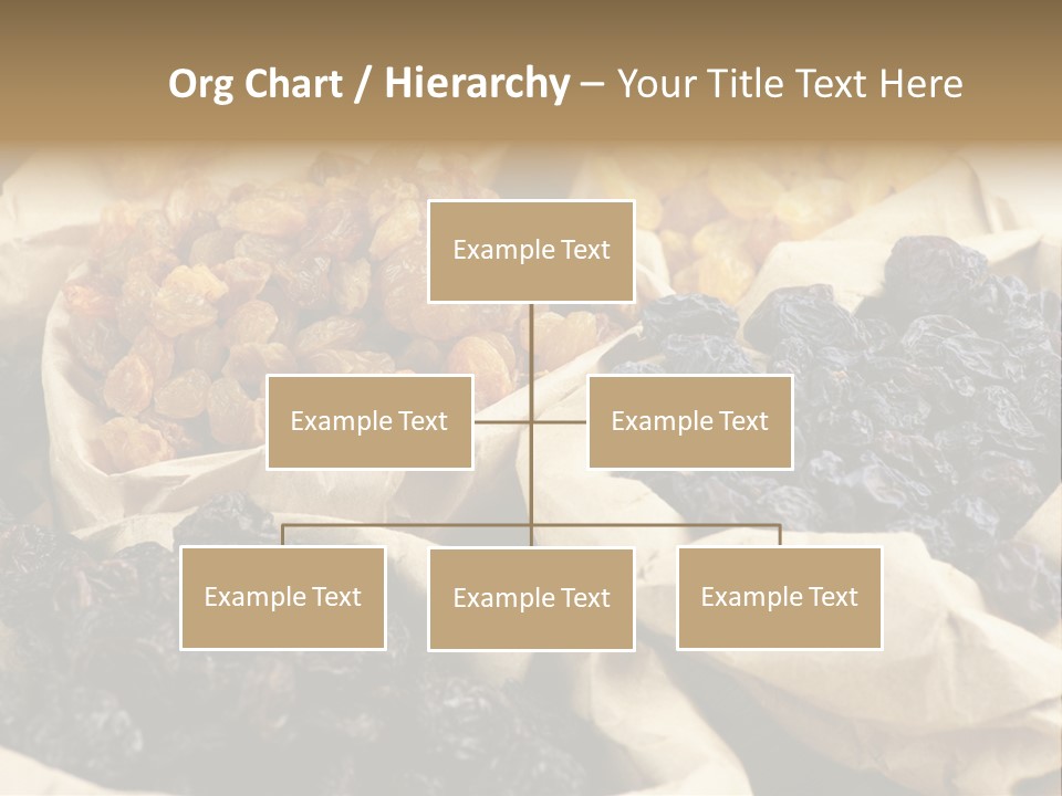 Organic Vegetarian Blue PowerPoint Template