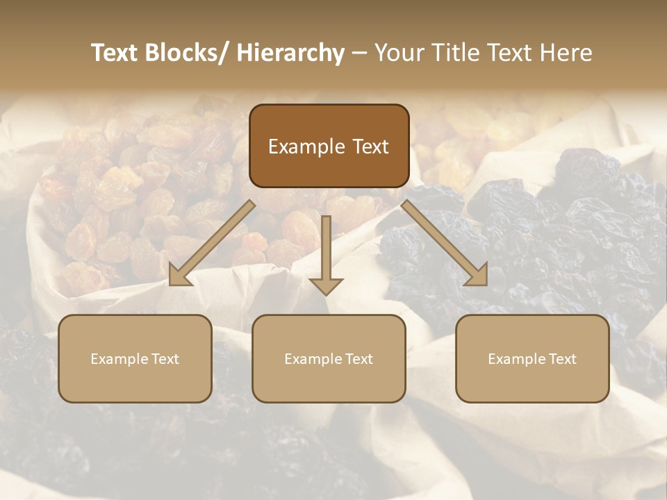 Organic Vegetarian Blue PowerPoint Template