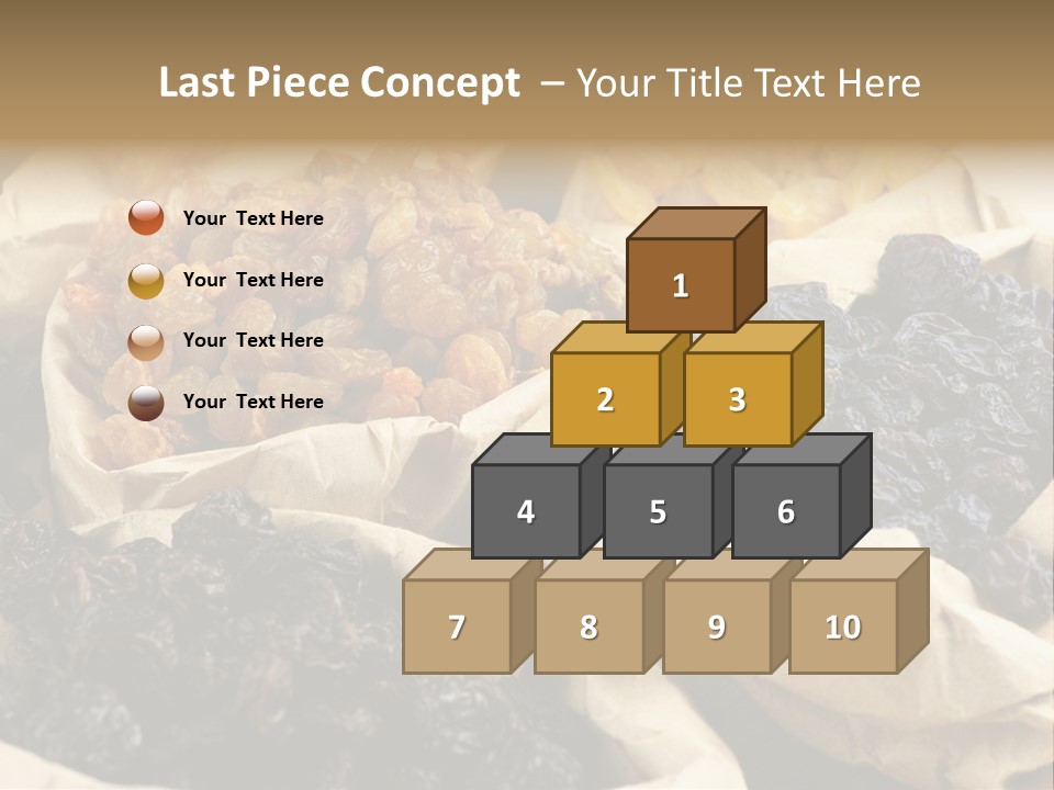 Organic Vegetarian Blue PowerPoint Template