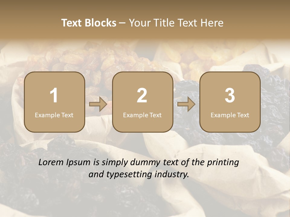 Organic Vegetarian Blue PowerPoint Template