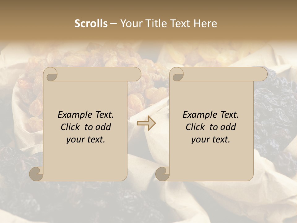 Organic Vegetarian Blue PowerPoint Template