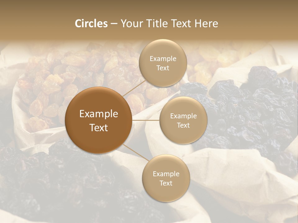 Organic Vegetarian Blue PowerPoint Template