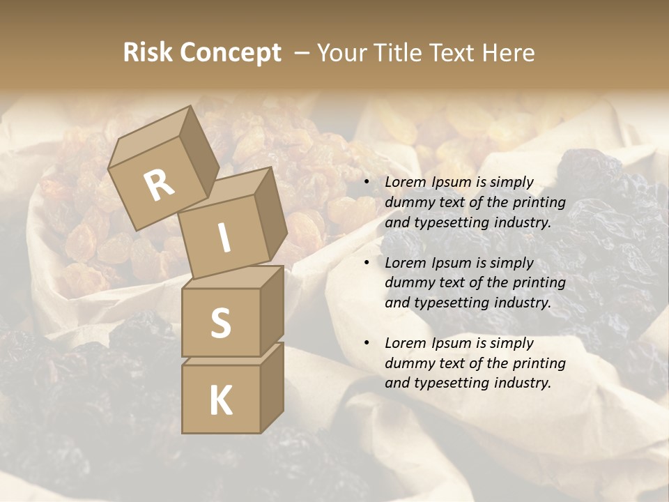 Organic Vegetarian Blue PowerPoint Template