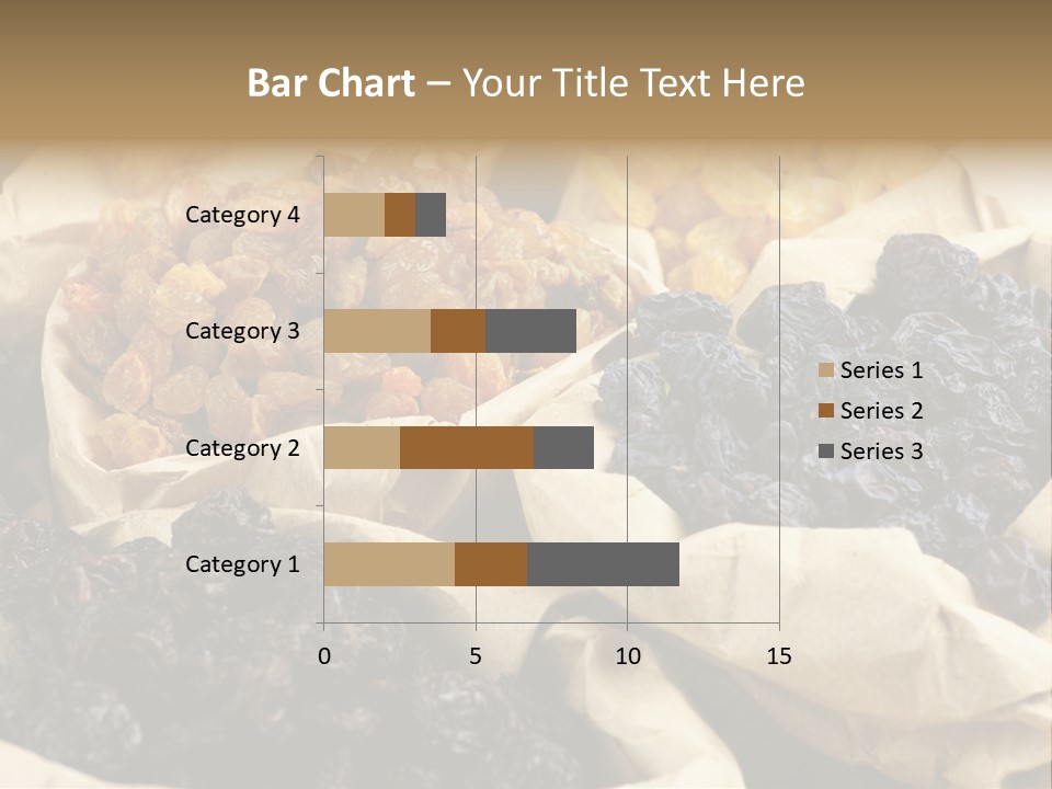 Organic Vegetarian Blue PowerPoint Template