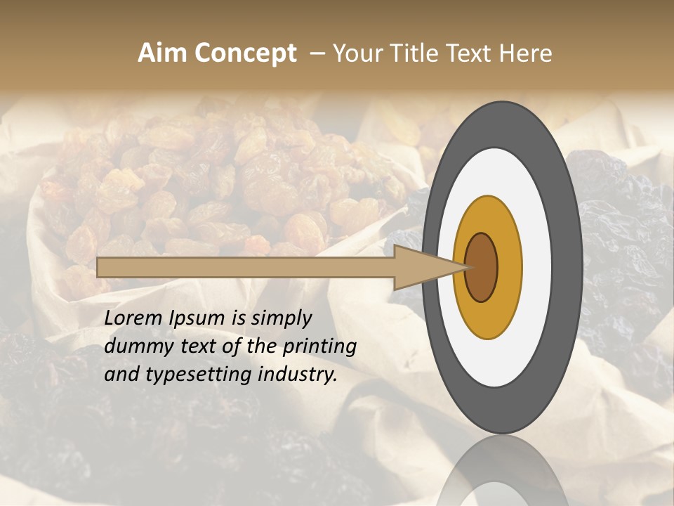 Organic Vegetarian Blue PowerPoint Template