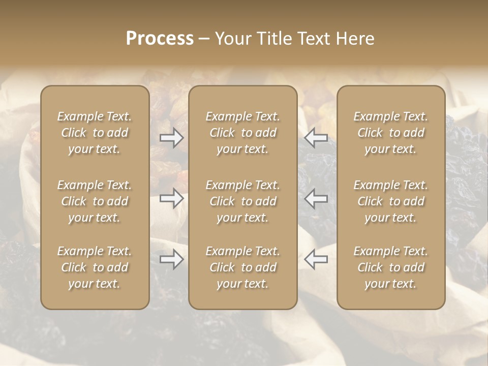 Organic Vegetarian Blue PowerPoint Template