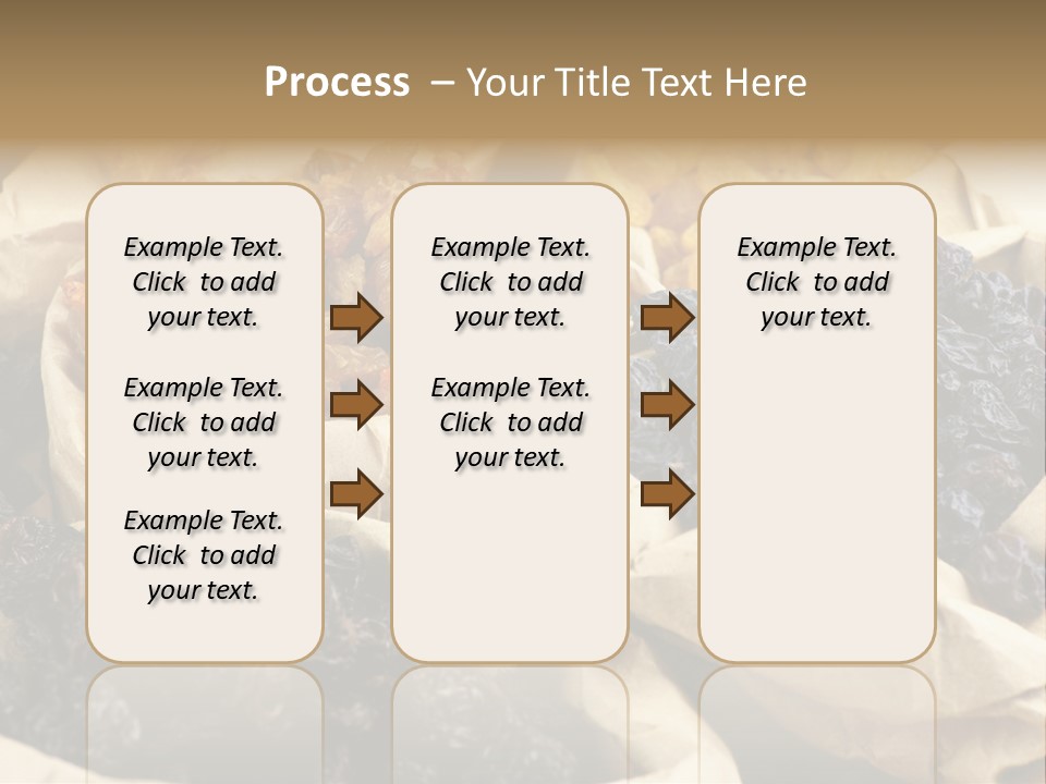 Organic Vegetarian Blue PowerPoint Template