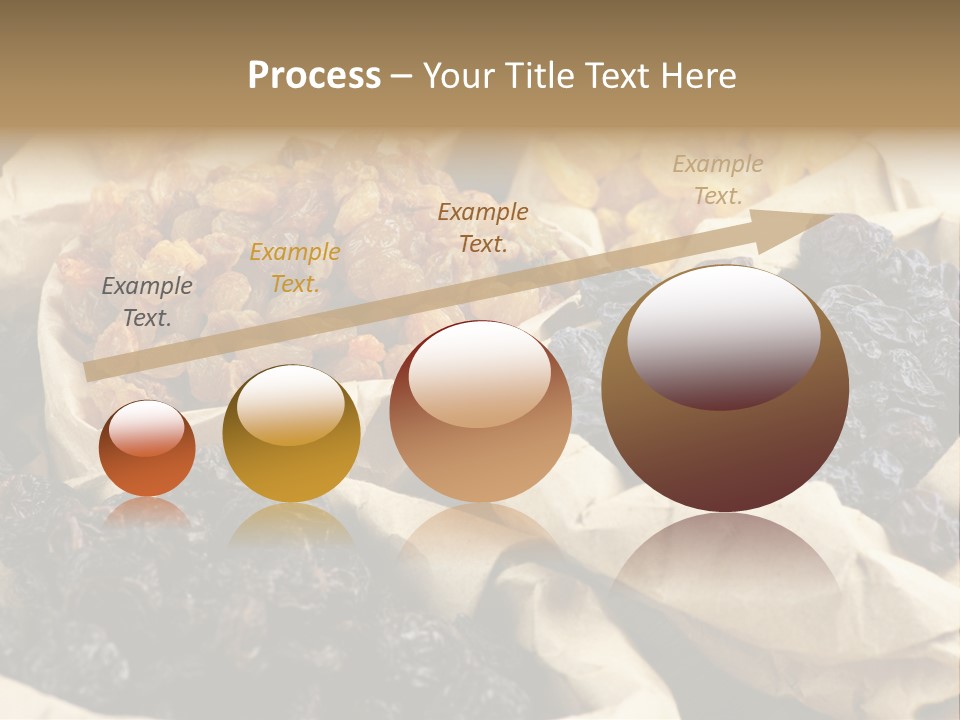 Organic Vegetarian Blue PowerPoint Template