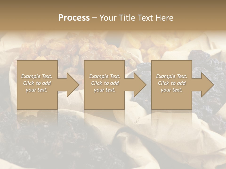 Organic Vegetarian Blue PowerPoint Template