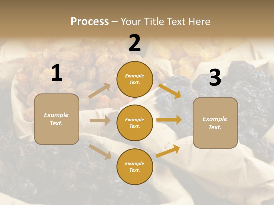 Organic Vegetarian Blue PowerPoint Template