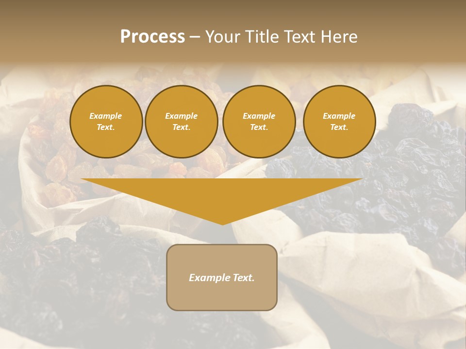 Organic Vegetarian Blue PowerPoint Template