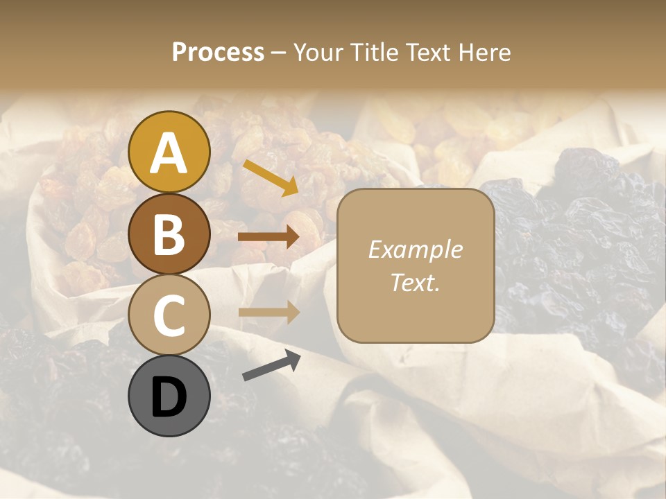 Organic Vegetarian Blue PowerPoint Template