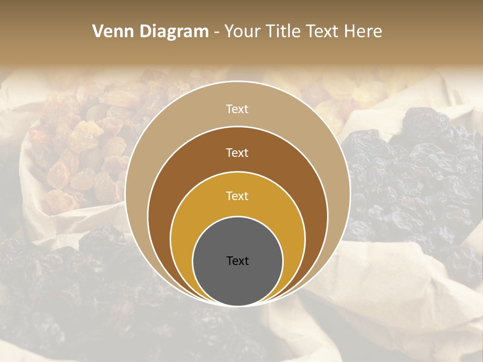 Organic Vegetarian Blue PowerPoint Template