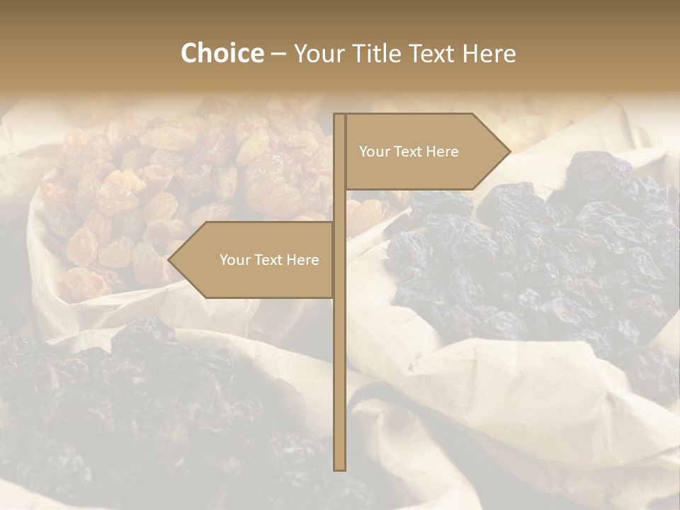 Organic Vegetarian Blue PowerPoint Template