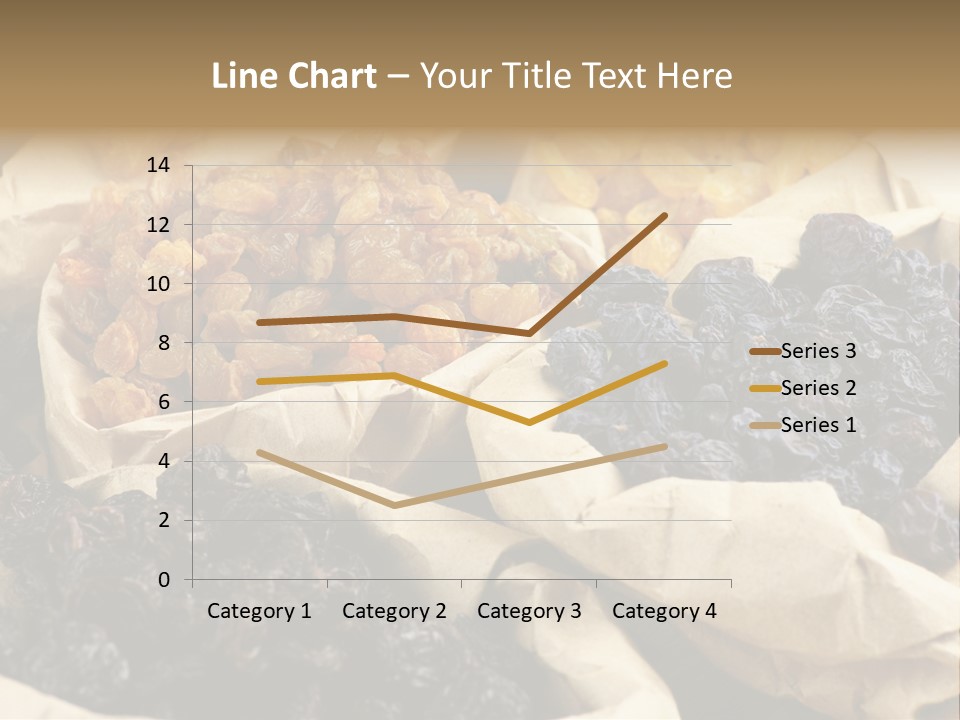 Organic Vegetarian Blue PowerPoint Template