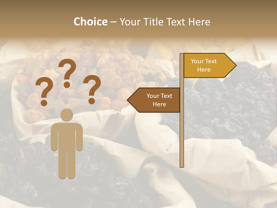 Organic Vegetarian Blue PowerPoint Template