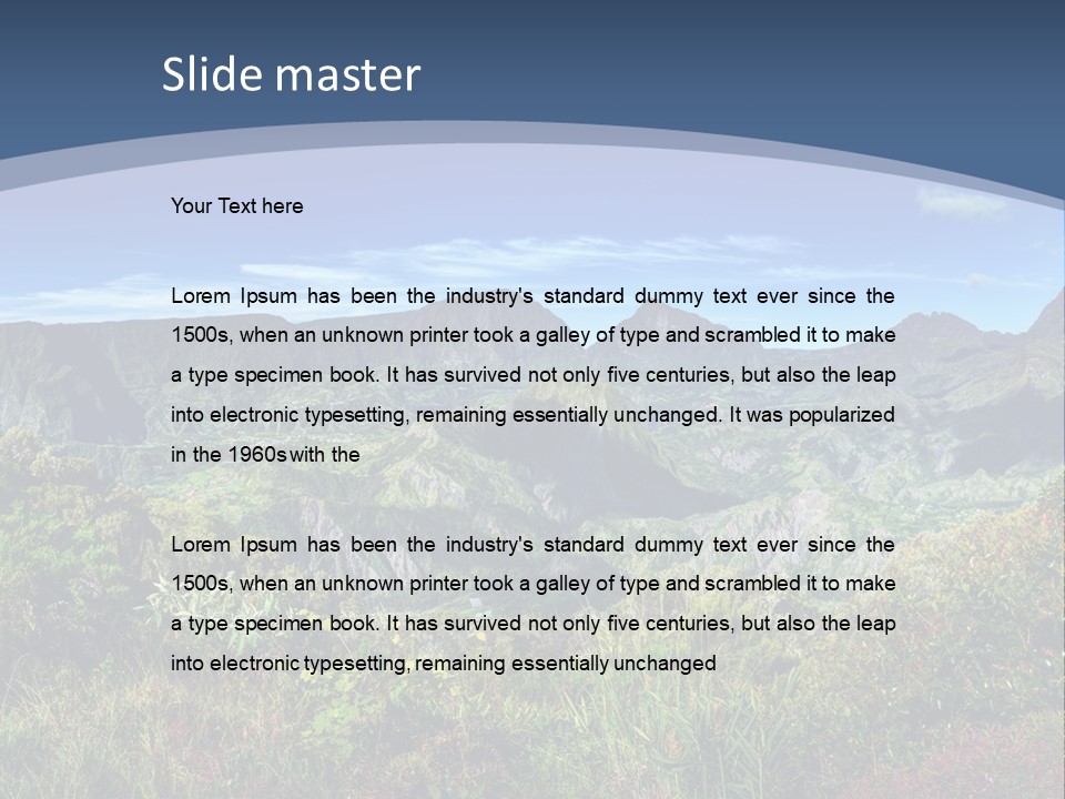 Italian Dinner Basil PowerPoint Template