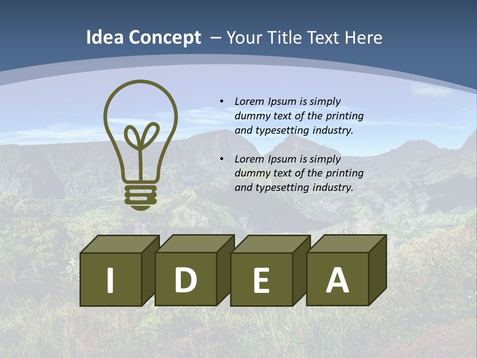 Italian Dinner Basil PowerPoint Template