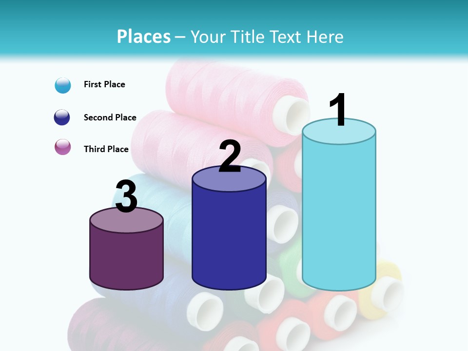 Multiple Row Spectrum PowerPoint Template