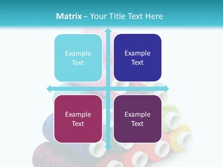 Multiple Row Spectrum PowerPoint Template