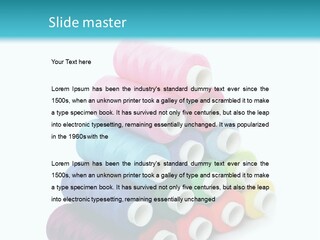 Multiple Row Spectrum PowerPoint Template