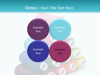 Multiple Row Spectrum PowerPoint Template