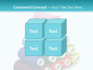 Multiple Row Spectrum PowerPoint Template