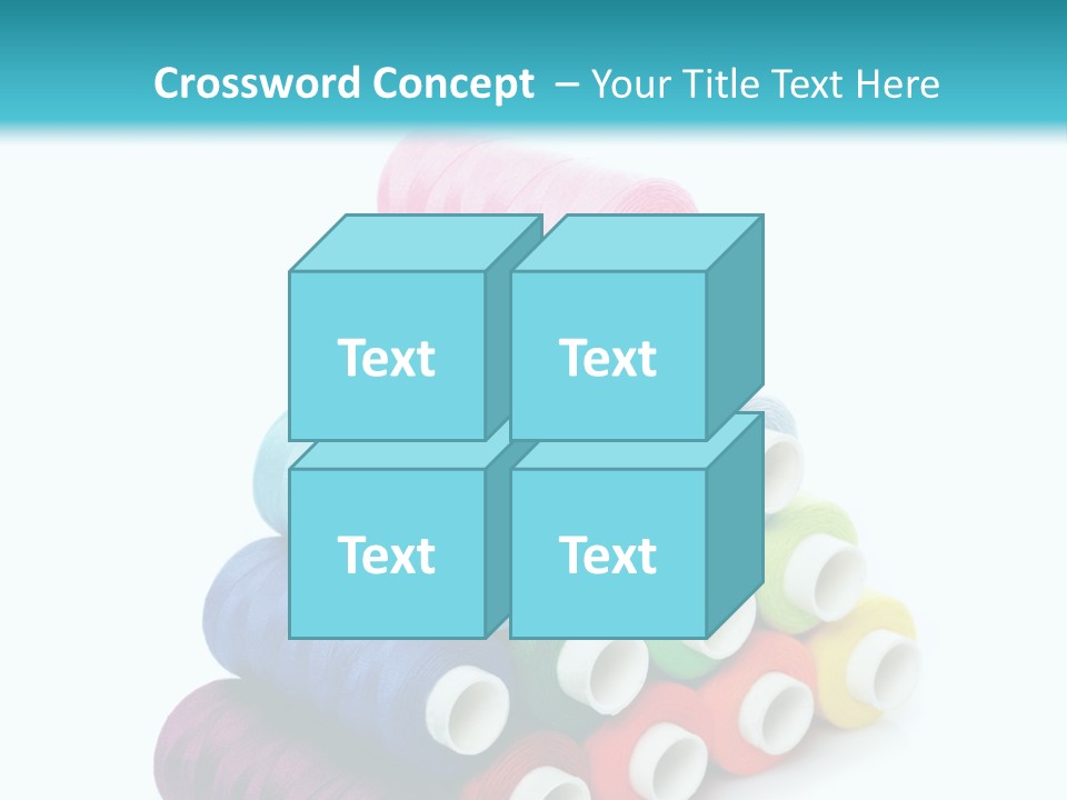 Multiple Row Spectrum PowerPoint Template