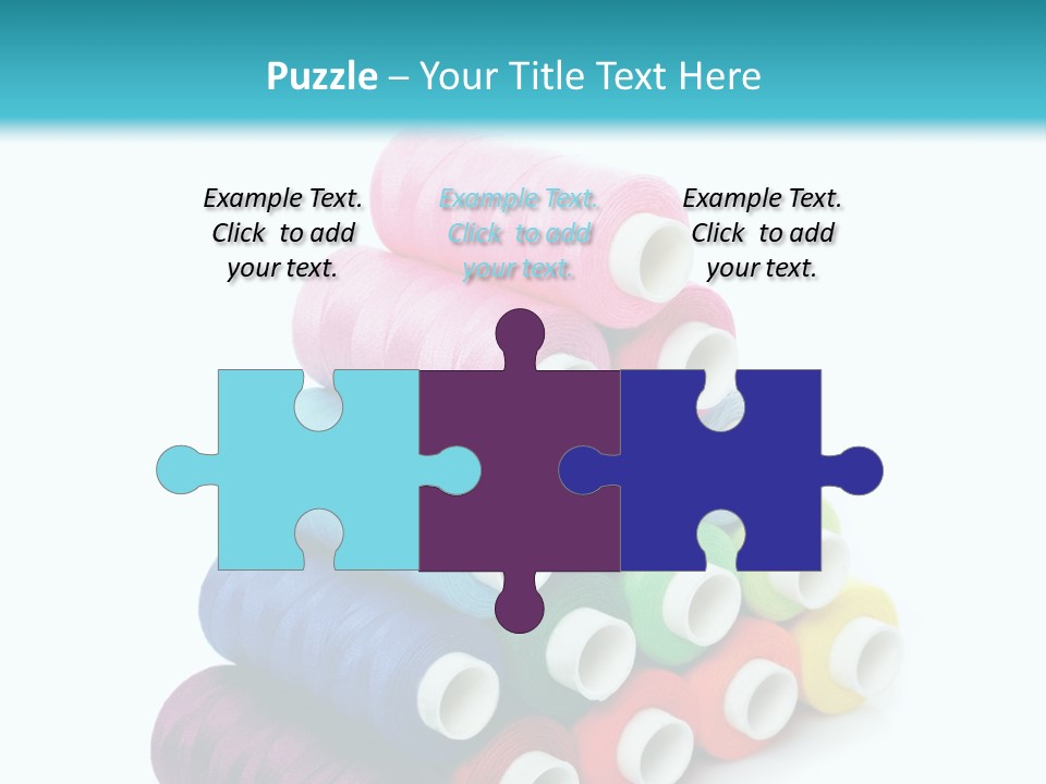 Multiple Row Spectrum PowerPoint Template