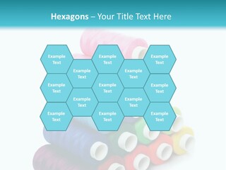 Multiple Row Spectrum PowerPoint Template