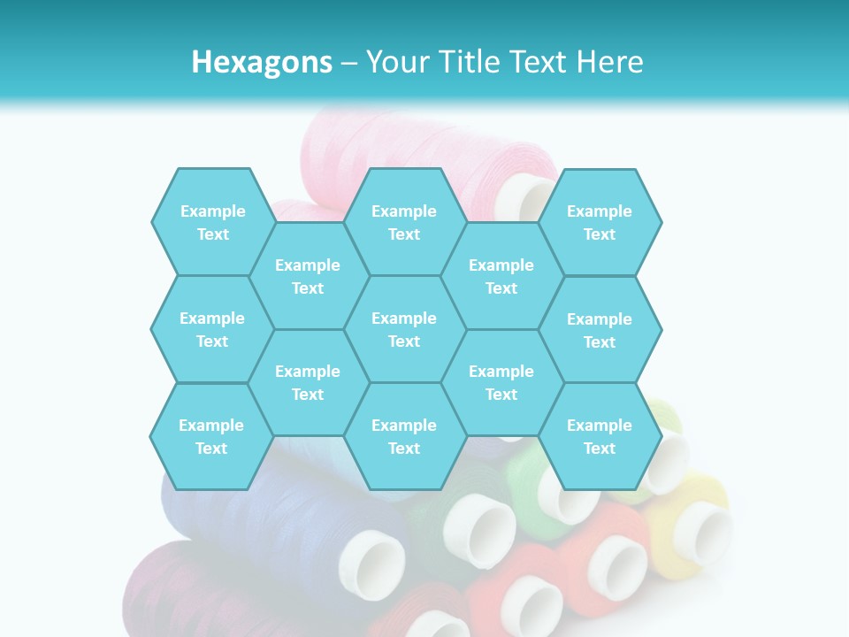 Multiple Row Spectrum PowerPoint Template