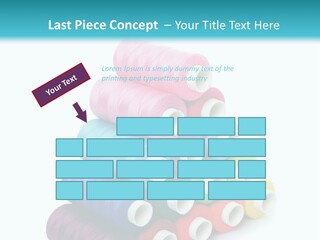 Multiple Row Spectrum PowerPoint Template
