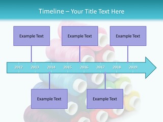 Multiple Row Spectrum PowerPoint Template
