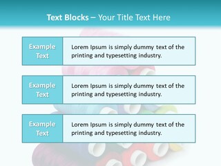 Multiple Row Spectrum PowerPoint Template